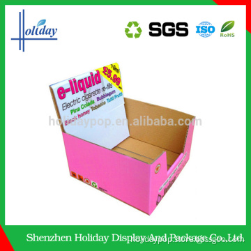 Colorful design cardboard counter display box